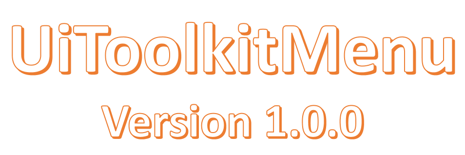 UI Toolkit Menu